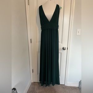 Long Maxi Lulu’s emerald green maxi dress, XL